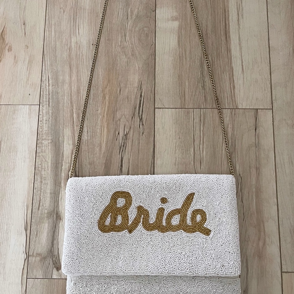 Elegant White Bride Bag